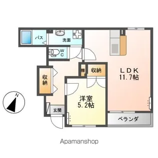 サン フォレスタ【1階】の間取り