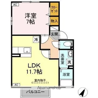 アイリス田無AB【2階】の間取り