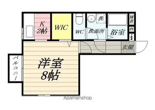 メゾンドール岩井口【301号室】の間取り
