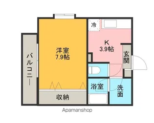 サンフィールⅢ【2階】の間取り