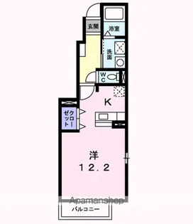 グラツィオーソ【1階】の間取り