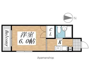 ロイヤルステイ【509号室】の間取り