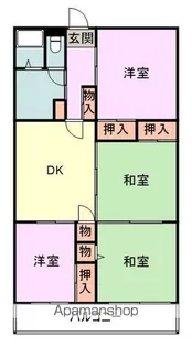 アレスト香椎【2階】の間取り