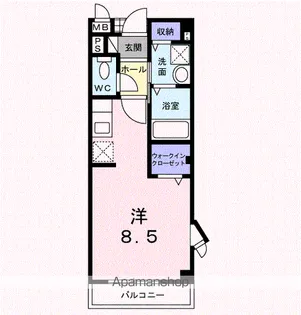 パークストリート1【2階】の間取り
