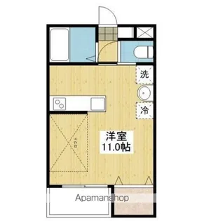 ネスト山越【101.号室】の間取り