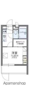 レオパレスプラスパ平田【1階】の間取り