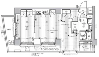 PREMIUM CUBE 王子神谷【4階】の間取り