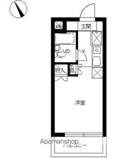 スカイコート生麦第2【208号室号室】の間取り