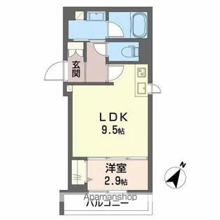 シャーメゾン日赤通り【3階】の間取り