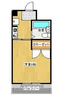 ウエストタウンハイツ【3階】の間取り