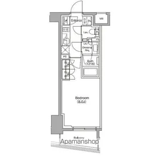 東京都中野区弥生町2丁目【マンション】の間取り