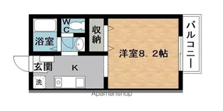 ジェムフォレストC【1階】の間取り