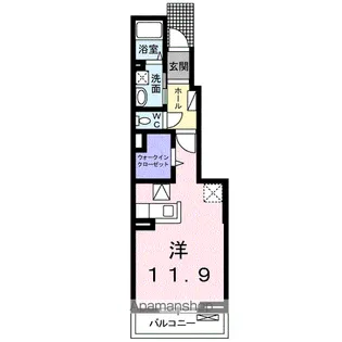 マーベラスⅢ【1階】の間取り