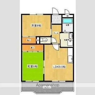 イーストパレス【1階】の間取り