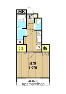 福島県郡山市田村町徳定字苧干場【アパート】の間取り