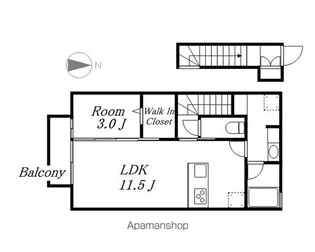 レイズハウス【2階】の間取り
