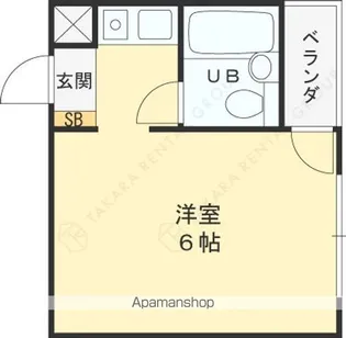 ソラーナ八戸ノ里【1階】の間取り
