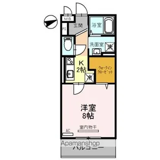 ロータス長町 A棟【3階】の間取り