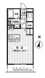 ガーデンハイツ恵比須【1階】の間取り
