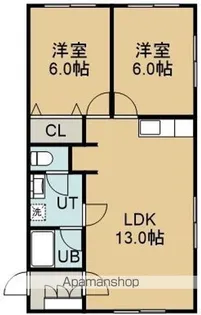 コーポユメ【103号室】の間取り