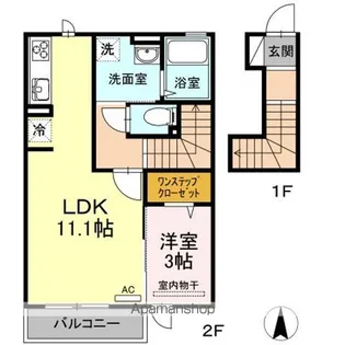 オリカン舞の里 A棟【2階】の間取り