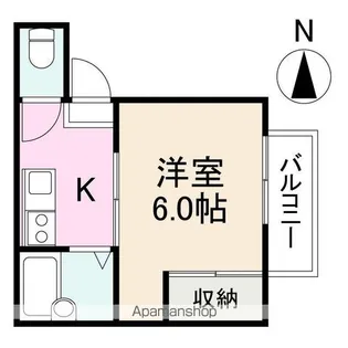 ツインクルハイツⅠ【102号室】の間取り