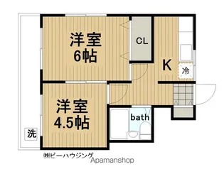シルビアハイツ【202号室】の間取り