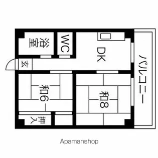 ミズホビル【4階】の間取り