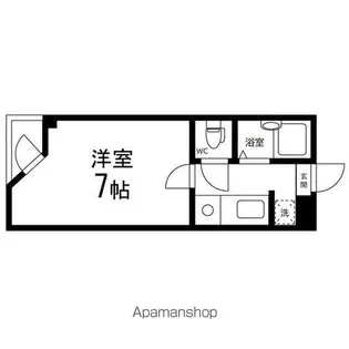 ベルシティ八木山【409号室】の間取り