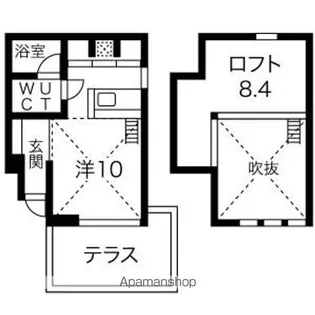 コレクション本郷【1階】の間取り