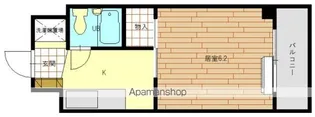 MSビル 南竹屋【202号室号室】の間取り