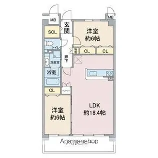 Jouir Issha【4階】の間取り