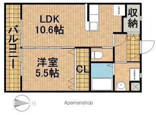 リ・パーチェ【4階】の間取り