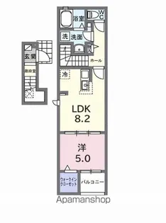 コーラルスター【2階】の間取り
