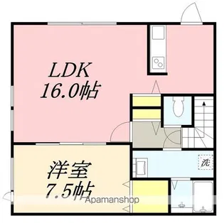 ルナ【202号室】の間取り