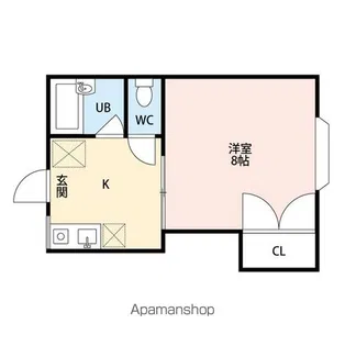 コーポ エスポワール【2階】の間取り