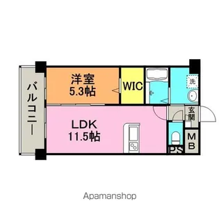 エスペランサ久留米駅前【3階】の間取り