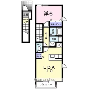マーチⅡ【2階】の間取り