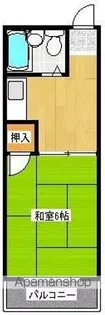 コート錦町【101号室】の間取り