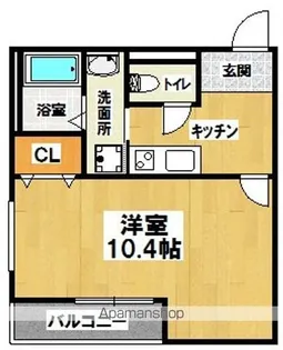 フジパレス浜寺公園Ⅰ番館【3階】の間取り