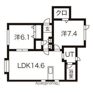 シレンハイム【202号室】の間取り