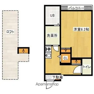 RESIDENCE IMAIKE【2階】の間取り