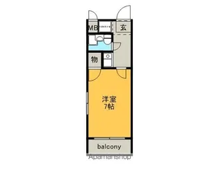 石川ビル【4階】の間取り