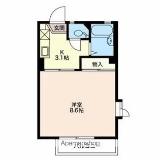 プルミエール桐原D棟【1階】の間取り