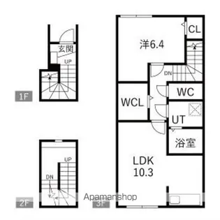 エテルノ松見町【303号室】の間取り