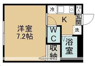 プレシオーサ南光台【102号室】の間取り