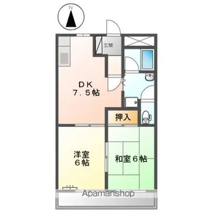 グレイスハイム【1階】の間取り
