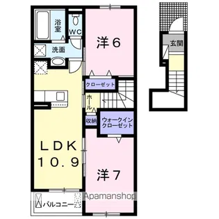 ピアヌーラ B【2階】の間取り