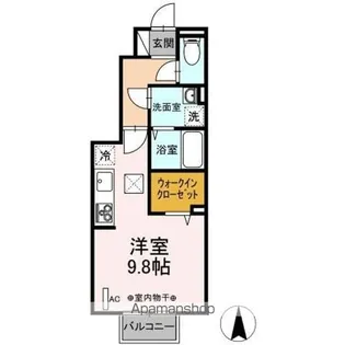 パインメイプル85【1階】の間取り