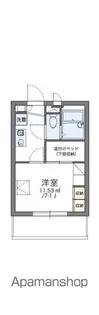レオパレスマイム【1階】の間取り